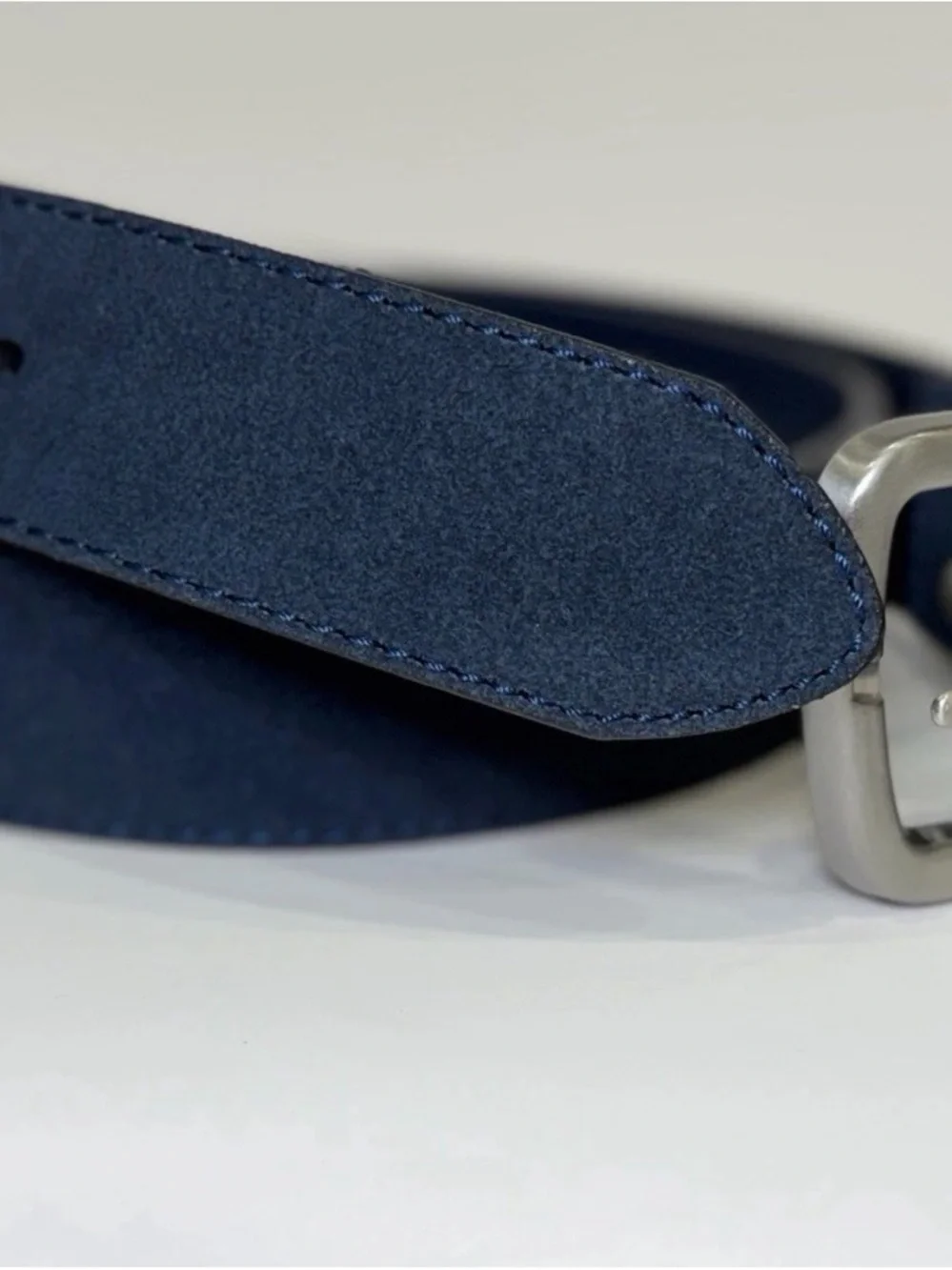 Bugatchi navy suede